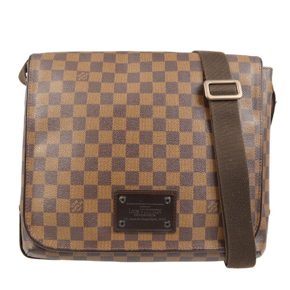 Louis Vuitton Damier Brooklyn MM Shoulder Bag